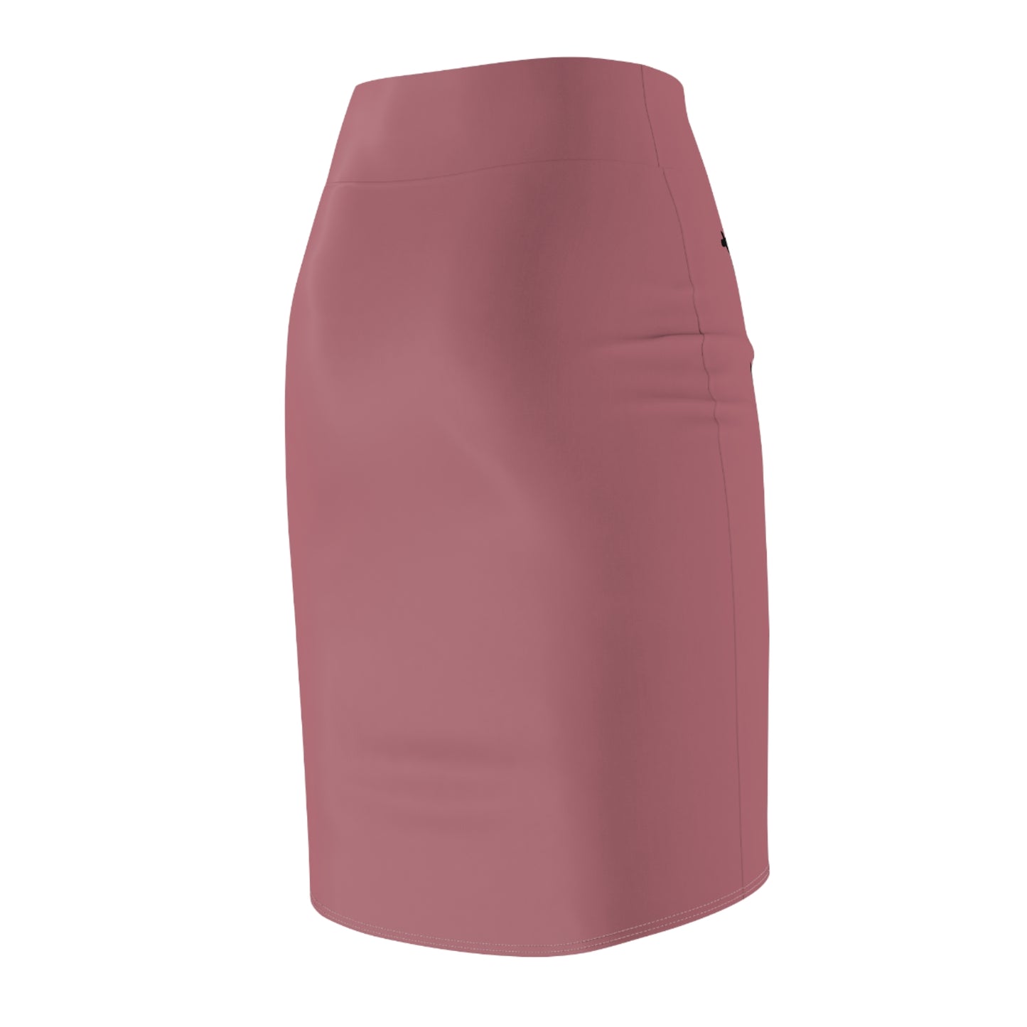 Pencil Skirt — Dusty Rose "super tiny forest" Side Script Skirt