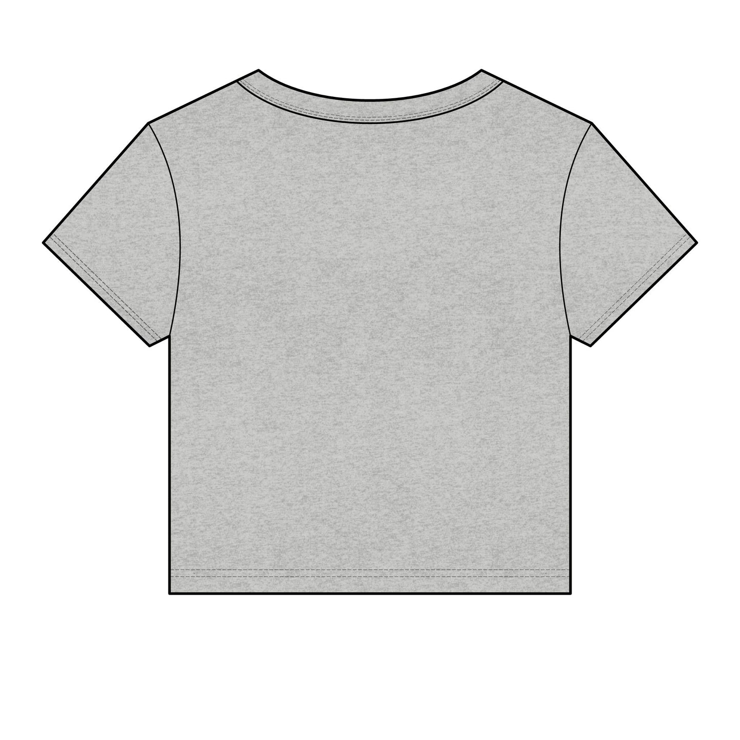 Baby Tee — "Super Tiny Forest" Crop Tee (Women’s Micro Rib)