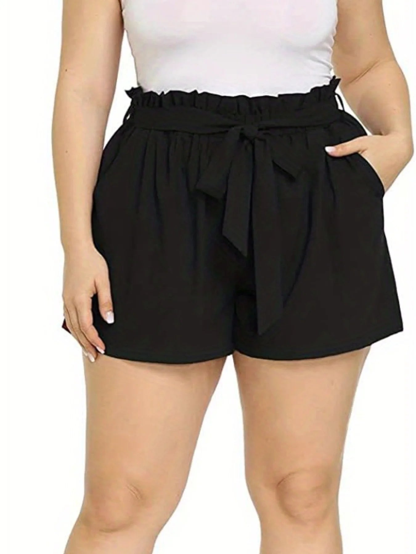 Tie Drawstring Shorts