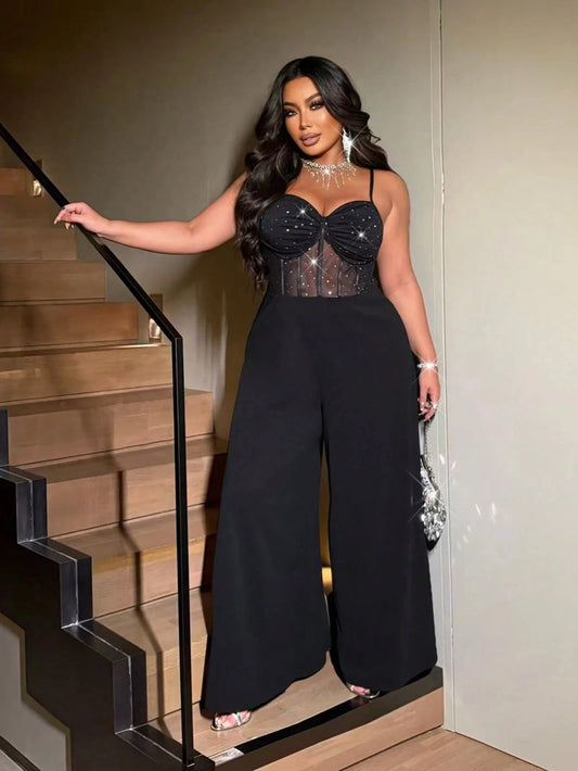 Wide-leg jumpsuit