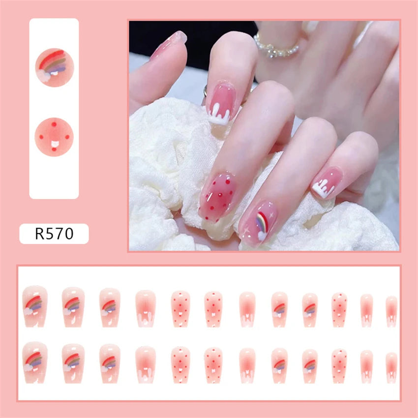 24pcs Fake Nails