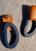 Abstract Modern Minimalist Design Wooden Earrings
