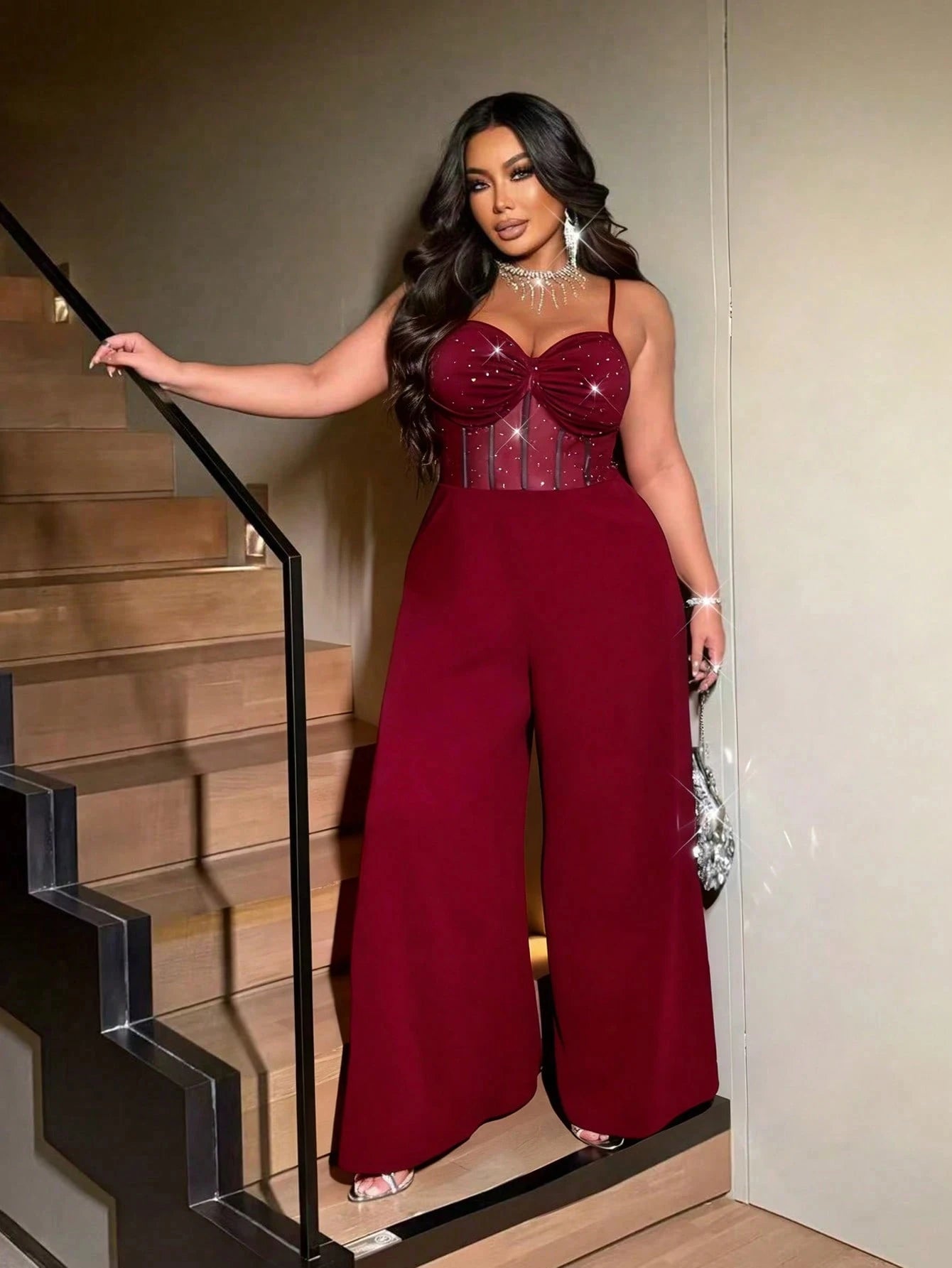Wide-leg jumpsuit