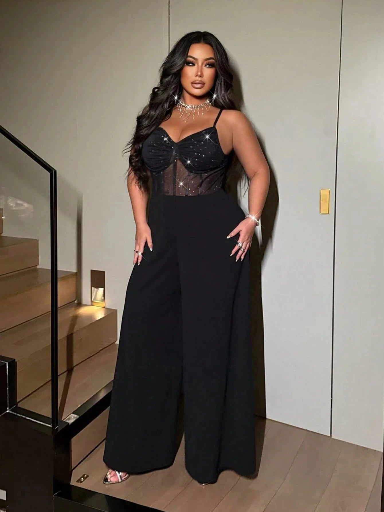 Wide-leg jumpsuit