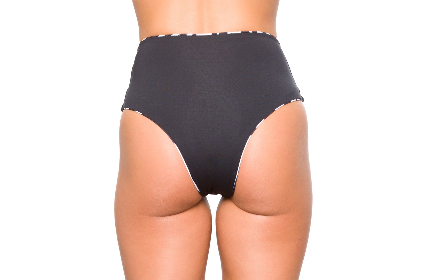 High Waist  Reversible Bottom Mara Leopard