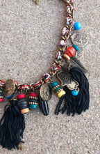 Chunky BOHO Charm Necklace