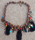 Chunky BOHO Charm Necklace