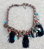 Chunky BOHO Charm Necklace