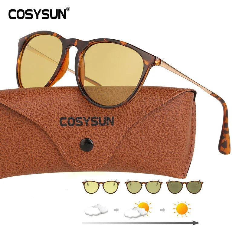 Tortoiseshell Night Vision Driving Glasses