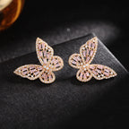 Silver Butterfly Earrings