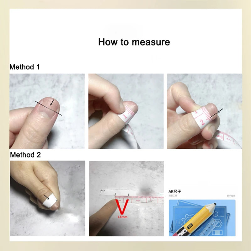 Medium Coffin Press on Nails Wearable Full Cover Artificial Nails With Designs Pink Color Handmade French Manicuree Fingernails
