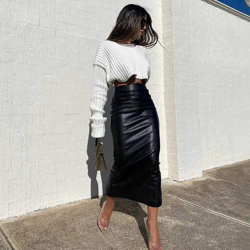 High Waist Bodycon Skirt