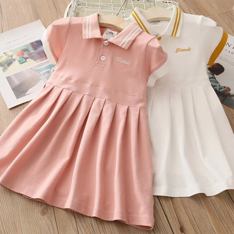 Cotton Short Sleeve Dress