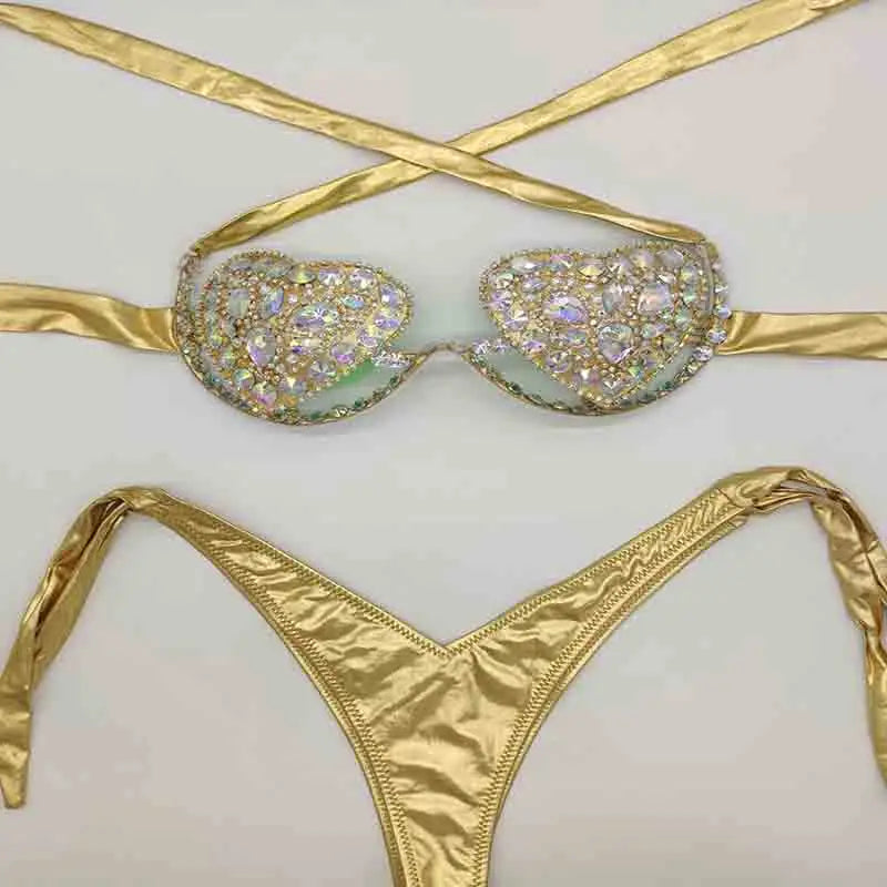 Heart Diamond Bikini