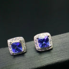VVS Tanzanite Stud Earrings