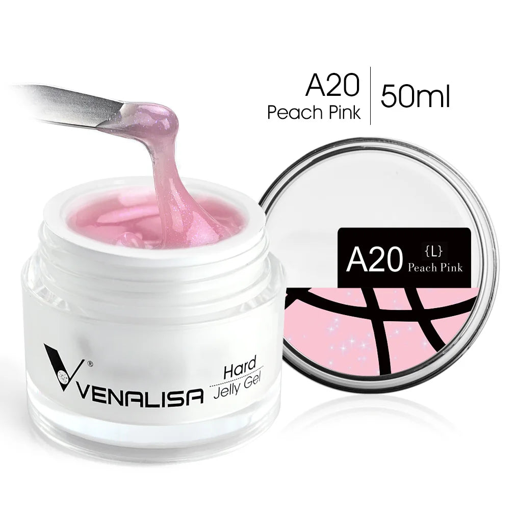 VENALISA 50ml Jelly Gel Clear Nude Pink Camouflage Gel Nail Extend UV LED Poly Nail Gel Nail Art Manicure Acrylic Gel