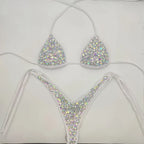 venus vacation Bandage Rhinestone Bikini