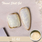 LILYCUTE 8ml Pink Dried Flower Gel Nail Polish Natural Flower Fairy Nail Art Gel Soak Off UV LED Painting Varnish For Nails DIY