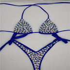 venus vacation Bandage Rhinestone Bikini