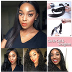 HD Lace Closure Brazilian Body Wave 4x4 5x5 Lace Closure With Baby Hair 100% Human Remy Hair 10"-20" AliQueen Hair