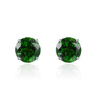 6mm Round 925 Silver Stud Earrings