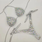 venus vacation Bandage Rhinestone Bikini