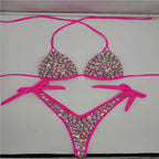 venus vacation Bandage Rhinestone Bikini