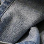 Denim Pleated Skirt