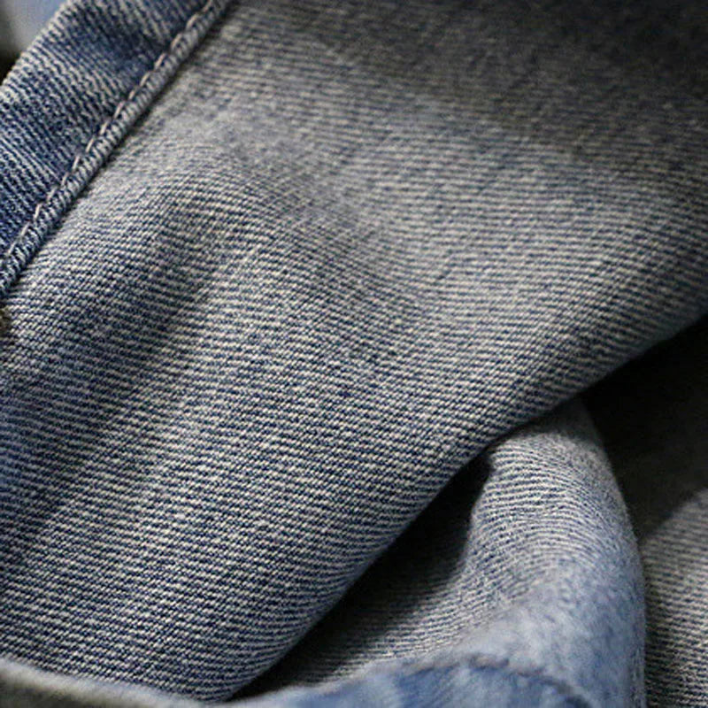 Denim Pleated Skirt