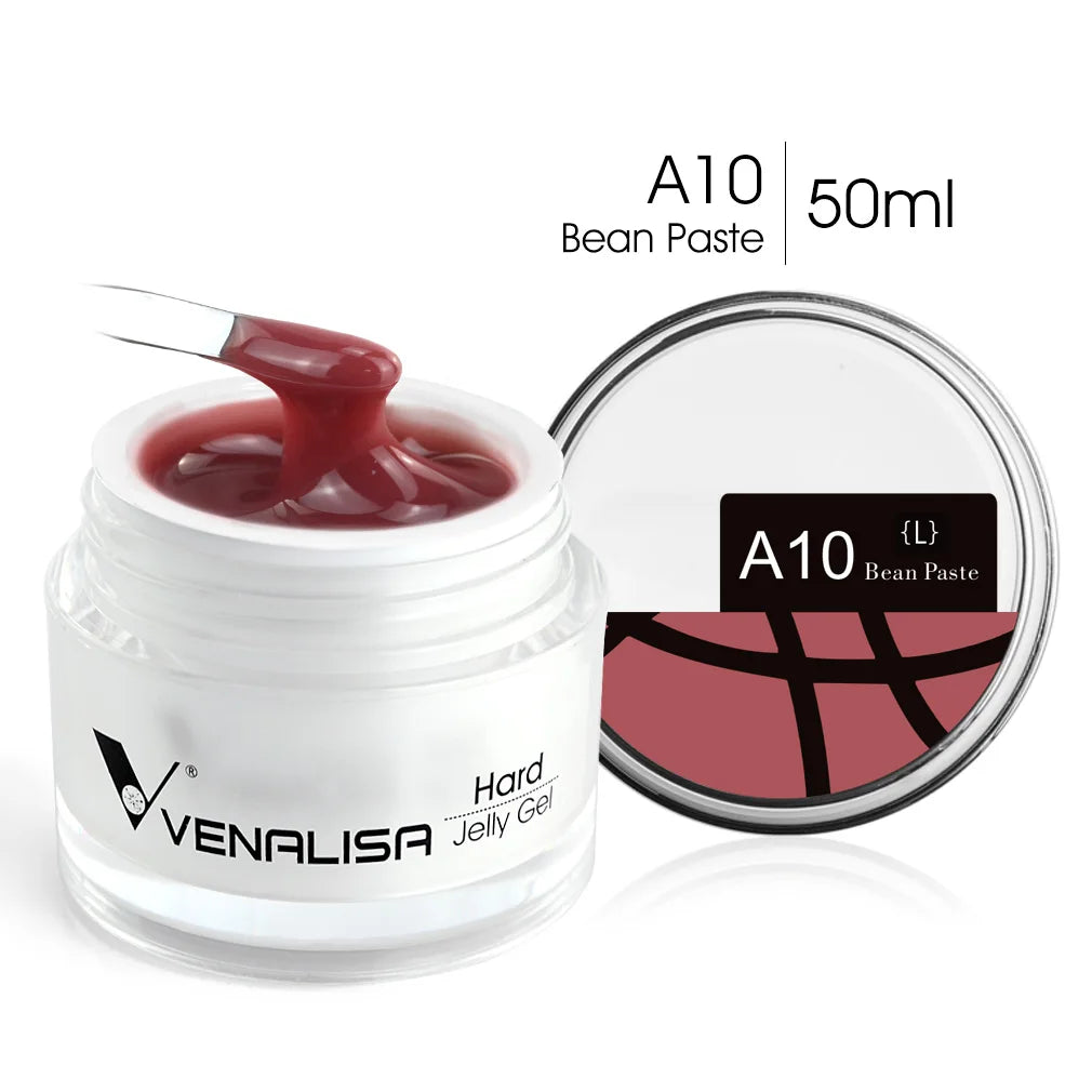 VENALISA 50ml Jelly Gel Clear Nude Pink Camouflage Gel Nail Extend UV LED Poly Nail Gel Nail Art Manicure Acrylic Gel