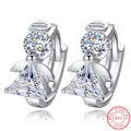 Angel Design 925 Sterling Silver Stud Earrings