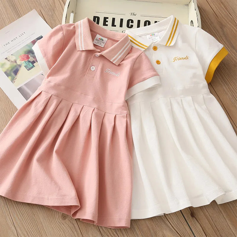 Cotton Short Sleeve Dress