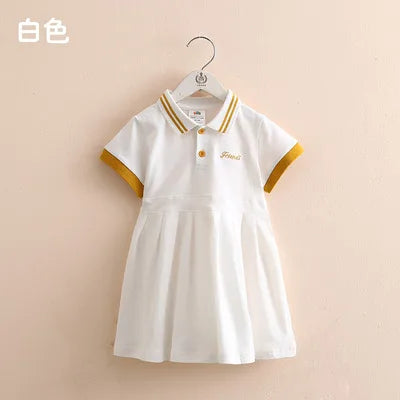 Cotton Short Sleeve Dress