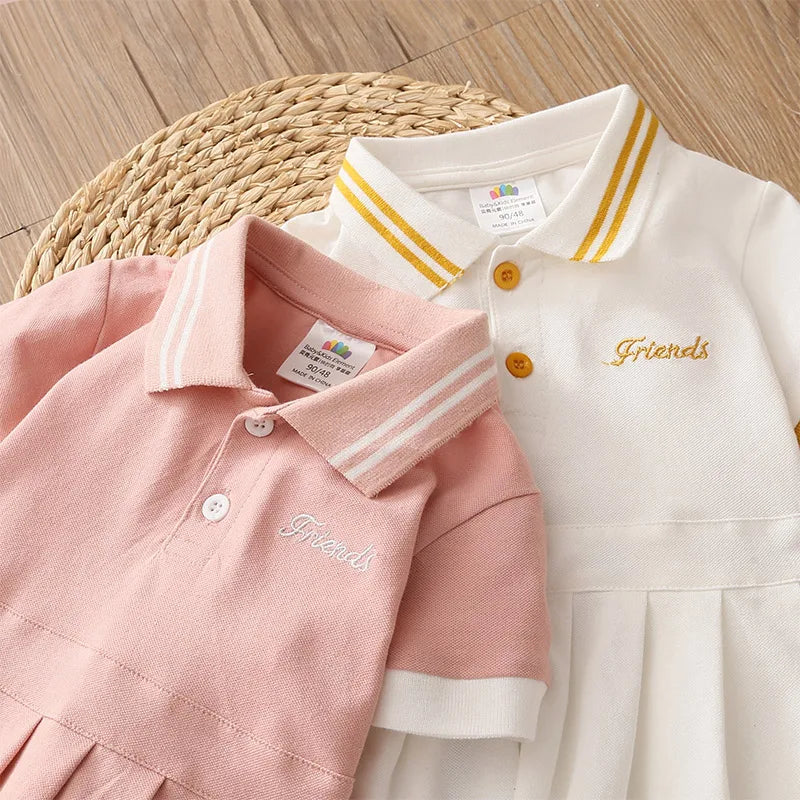 Cotton Short Sleeve Dress
