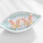 Silver Butterfly Earrings