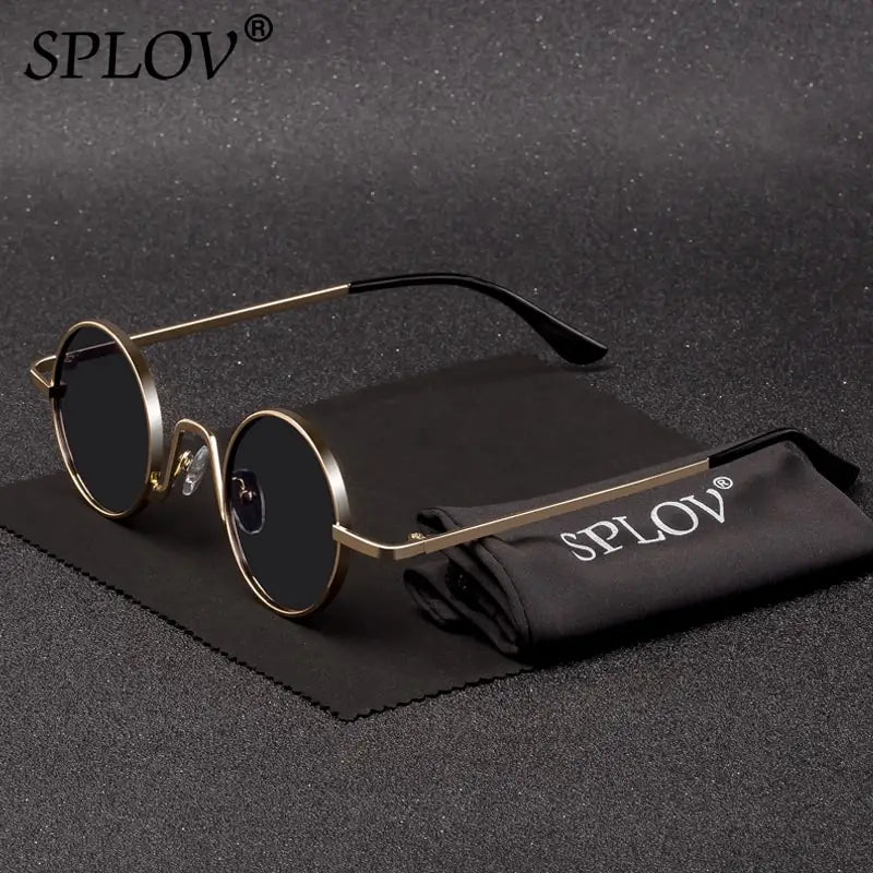 Round Metal Frame Sunglasses