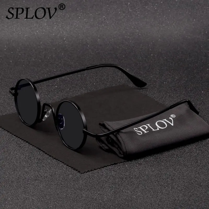 Round Metal Frame Sunglasses