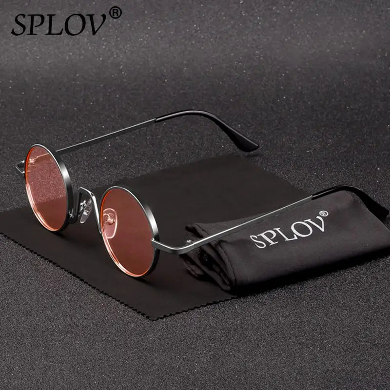 Round Metal Frame Sunglasses