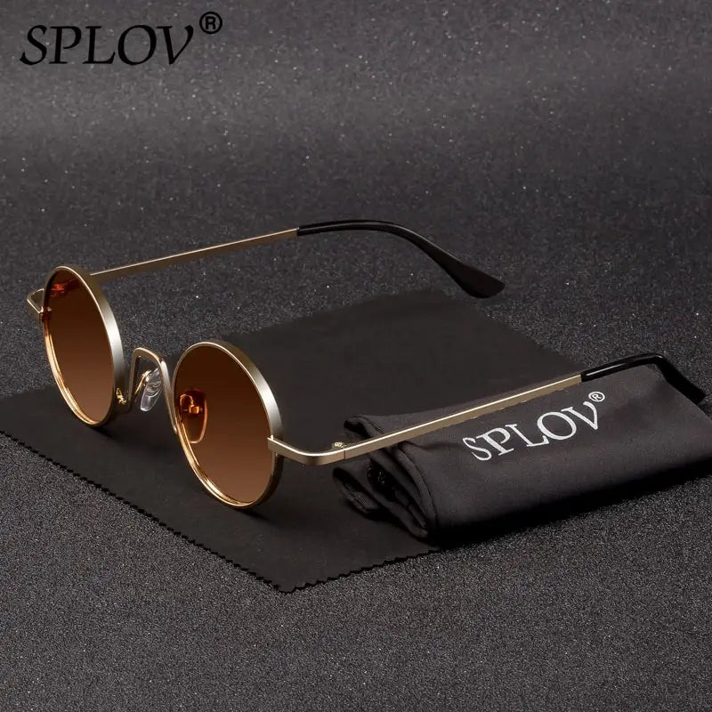 Round Metal Frame Sunglasses