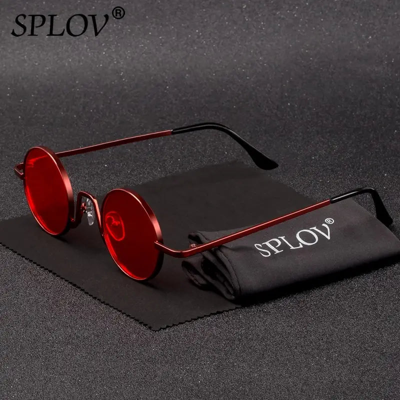 Round Metal Frame Sunglasses