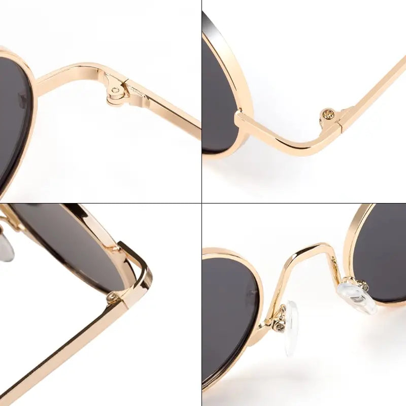 Round Metal Frame Sunglasses