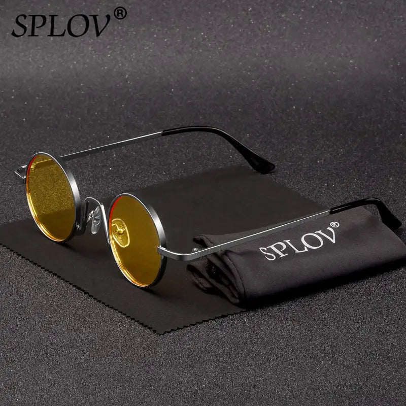 Round Metal Frame Sunglasses
