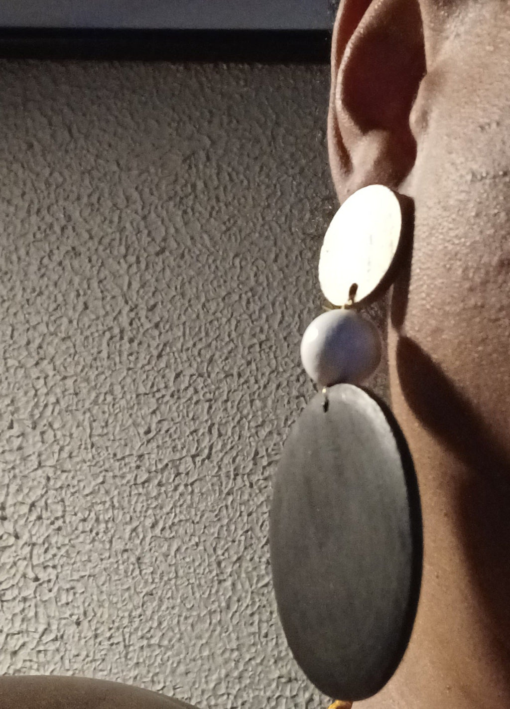 Handmade classic colors clip on earrings