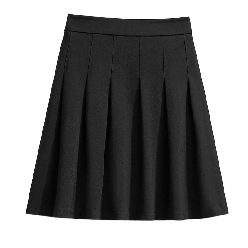 Loose Pleated A-Line Skirt