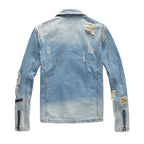 Distressed Biker Jacket