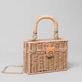 Rattan Straw Shoulder Bag