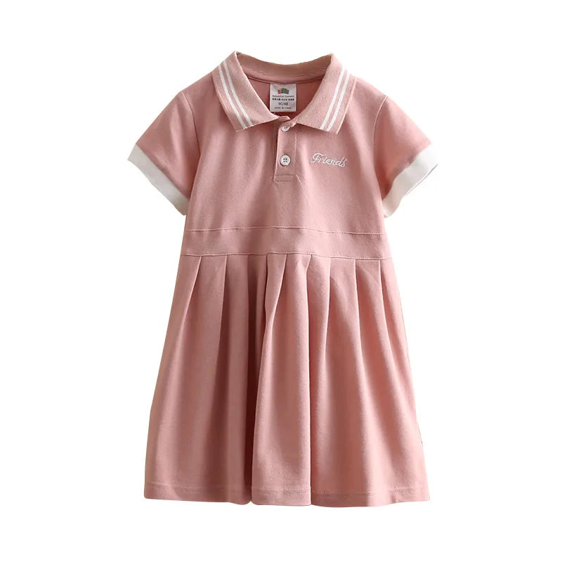 Cotton Short Sleeve Dress