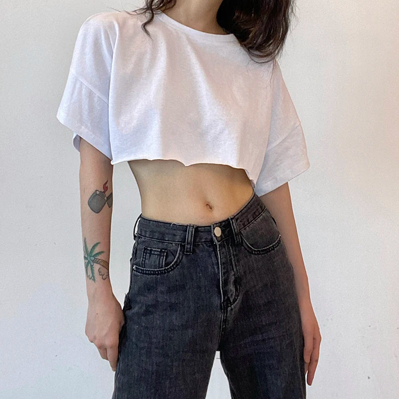 Solid Basic Short Sleeve Tee