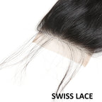 HD Lace Closure Brazilian Body Wave 4x4 5x5 Lace Closure With Baby Hair 100% Human Remy Hair 10"-20" AliQueen Hair