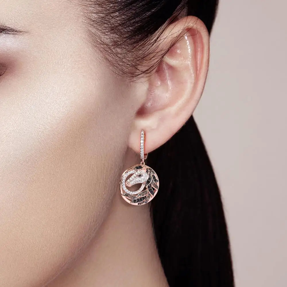 Silver Horse Earrings